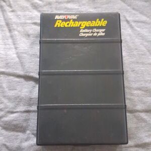 rayovac rechargeable battery charger model ps1 aa aaa nimh nicd power station